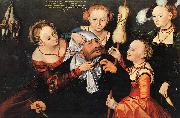 Lucas  Cranach Hercules Onfale oil painting picture wholesale
